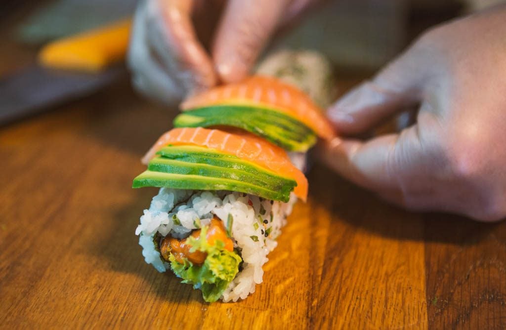 Bra råvaror är a och o för en god sushi.